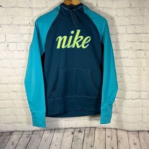 Nike Womens Therma-Fit Hoodie size Medium Sweatshirt‎ Thumb Holes